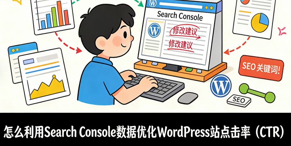 怎么利用Search Console数据优化WordPress站点击率（CTR）
