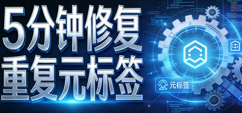 流量王教你利用Plug in SEO修复重复元标签问题实操指南